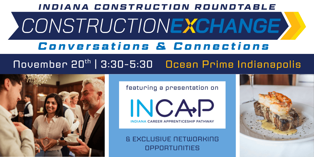 November Construction Exchange event poster